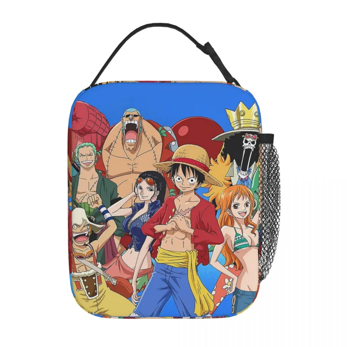 One Piece Monkey D Luffy Anime Insulated Lunch Thermal Bag Work School Bag