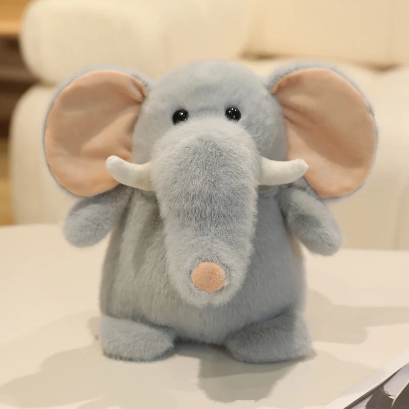 22CM Kawaii Cartoon Forest Animal Koala Hippopotamus Monkey Stuffed Animal Plush Toy Children's Raccoon Fox Handmade Doll Gift
