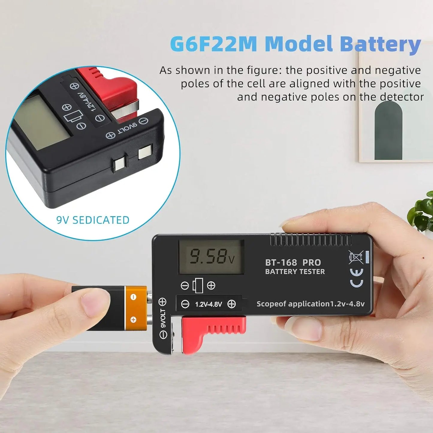 BT-168 PRO Digital Lithium Battery Capacity Tester Checkered load analyzer Display Check AAA AA Button Cell Universal test