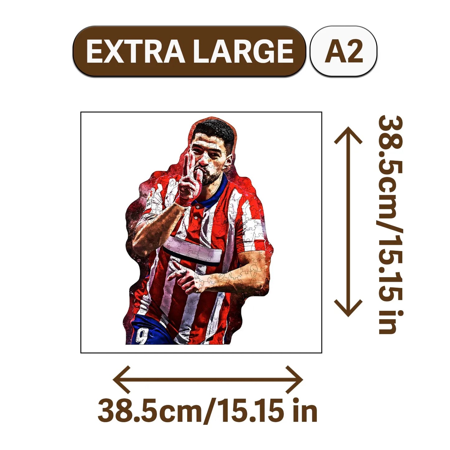 Football Genius Wooden Jigsaw Puzzle Wood Home Decor Painting Christmas and Halloween Gift Toy for Teen and Kid