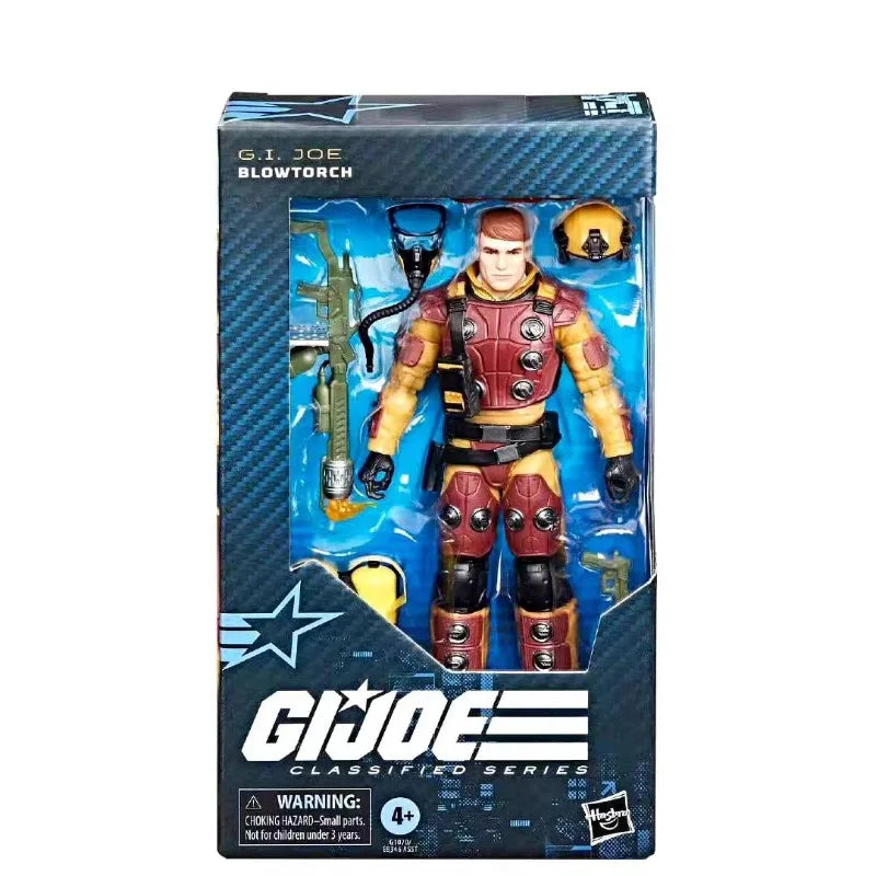 Original Hasbro G.I. Joe GI Joe Classfied Series 154 Blowtorch Action Figure Collection Toys Ornaments
