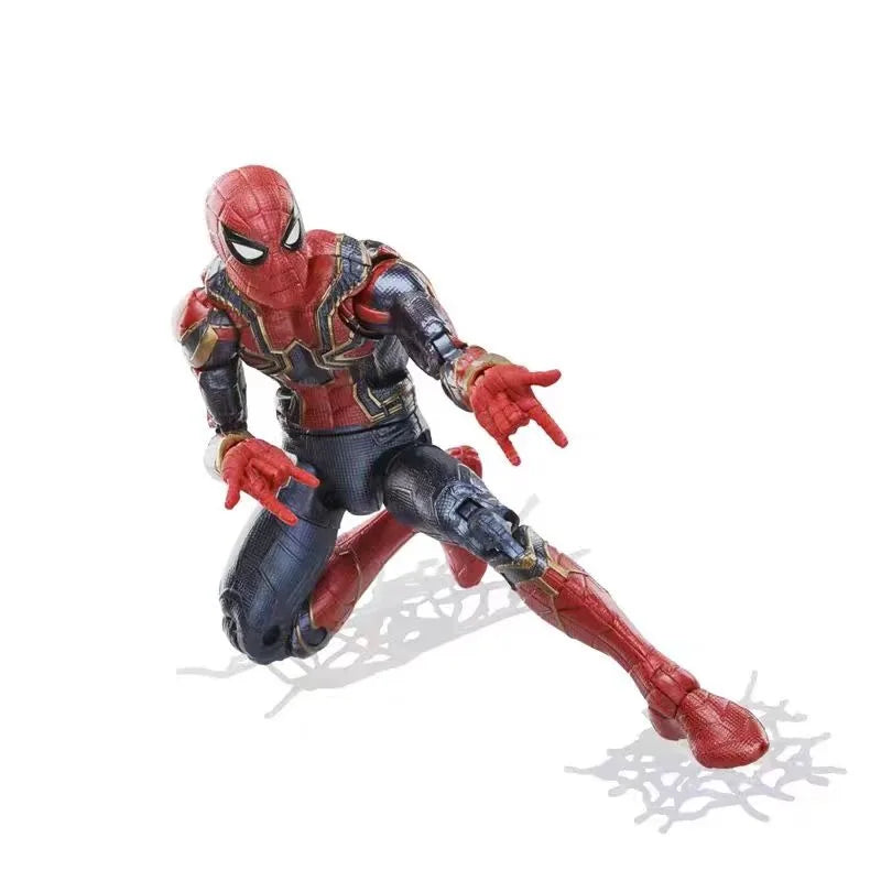Original Hasbro Marvel Legends Series Iron Spider Anime Figure Toys Collection Gifts