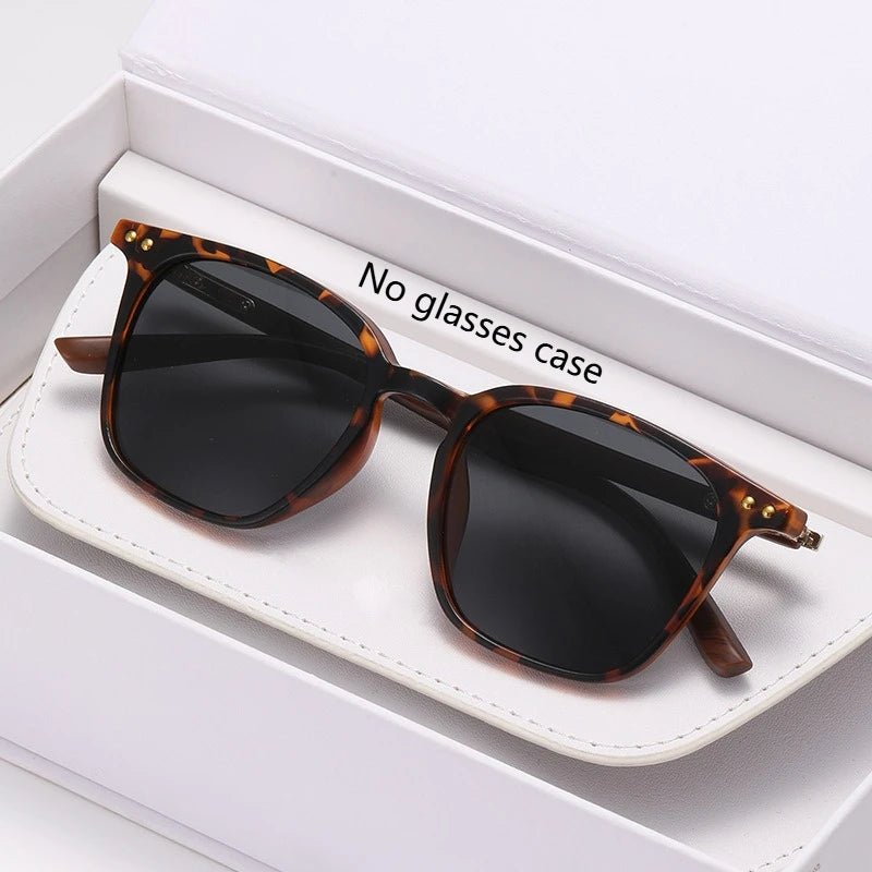 High Aesthetic Sunglasses Internet Famous Same Style UV Resistant Sunglasses Fashionable and Trendy Square Outdoor Sunglasses