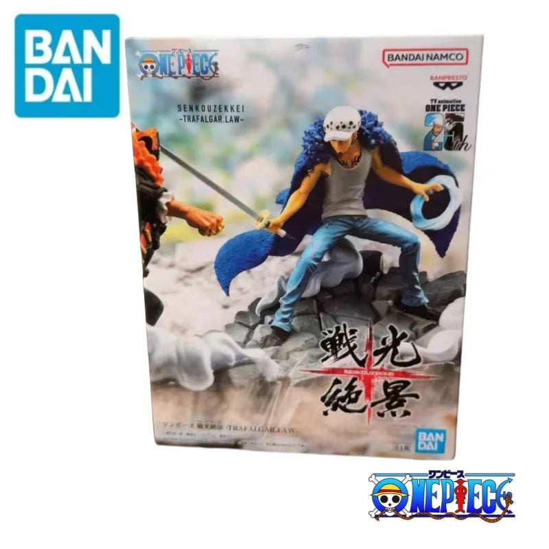 【IN STOCK】Original Banpresto Senkouzekkei One Piece Trafalgar D. Water Law 13cm Figure PVC Collectible Model Toy Gift