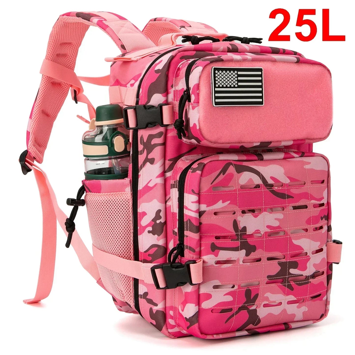 25/45L Backpack for Tactical Laser Cut Molle heavy duty backpack School Bag