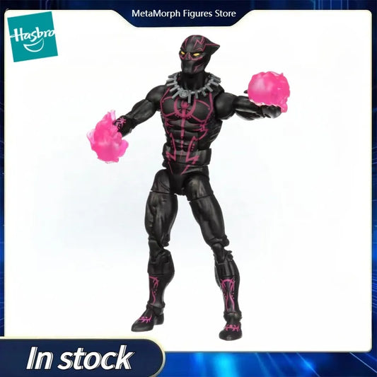 Original Hasbro Marvel Legends Series Black Panther Anime Figure Model Toys Gift