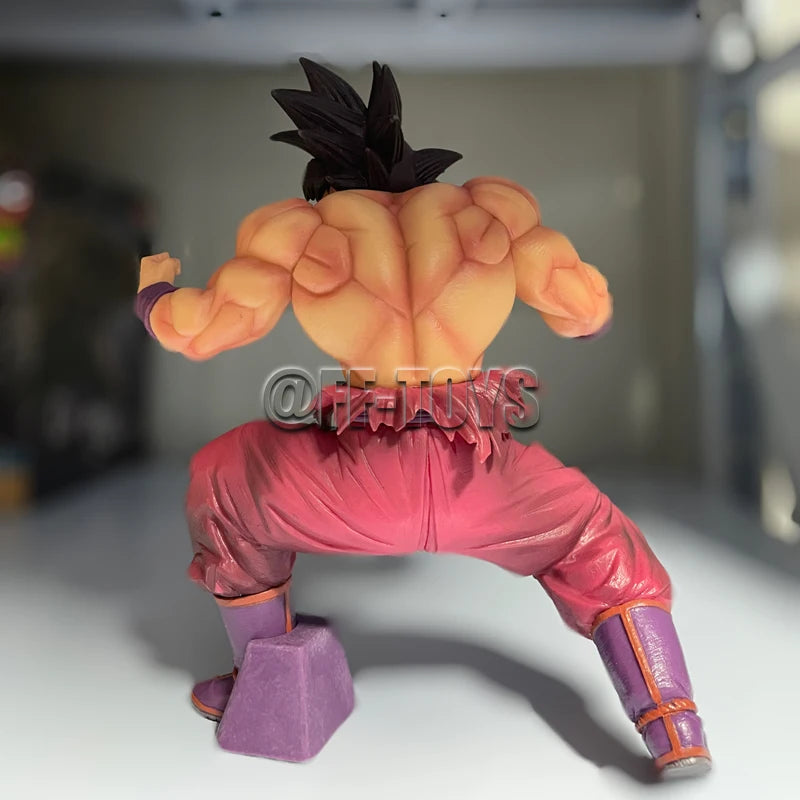 Dragon Ball Figure Goku Kaioken Saibaiman Son Gohan Vegeta Nappa PVC Action Figures Collection Model Toys for Children Gifts