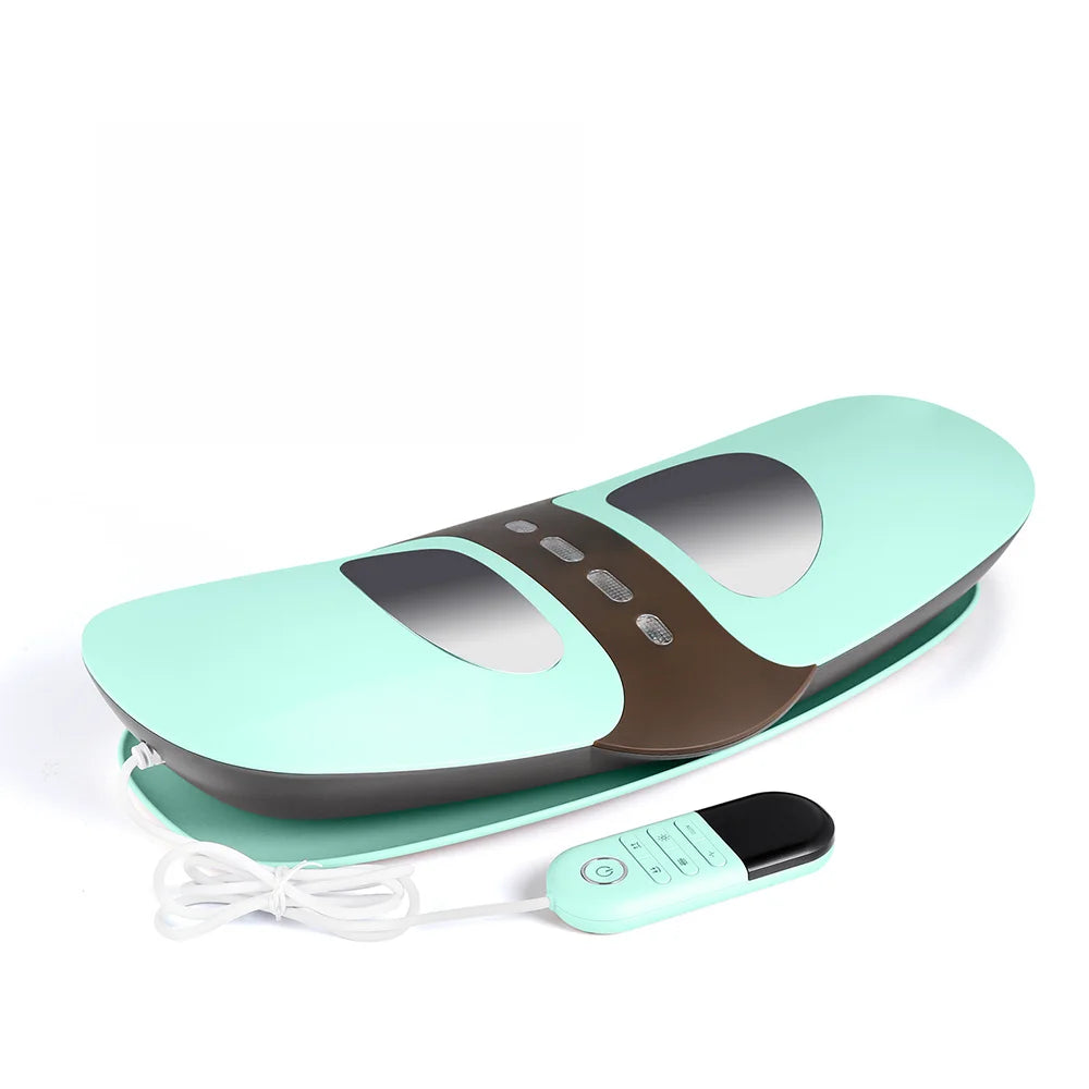Electric Waist Traction Massager Adjustable Vibration Lumbar Traction Massager Waist Spine Support Back Massage Machine