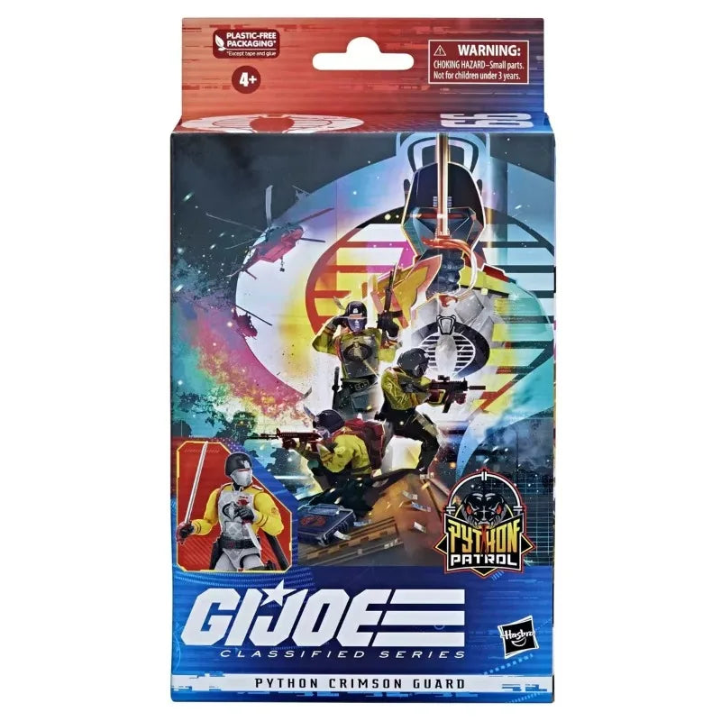 Original Hasbro G.I. Joe Classified Series 066 Python Crimson Guard Action Figure Toys Ornaments Model