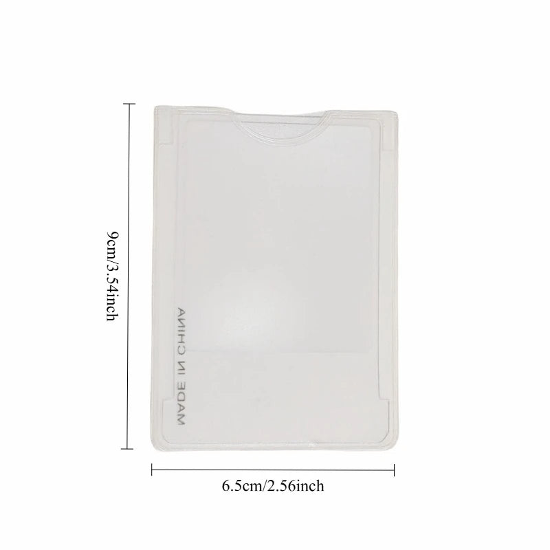 5/10PCS 3X Magnification Magnifier Credit Card Magnifier Fresnel LENS Pocket Credit Card Size Transparent Magnifying Glass