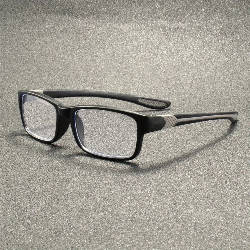 6 Pairs of Men's Elegant Anti Blue Reading Glasses Suitable for Digital Screens and Outdoor Use, Computer Goggles
