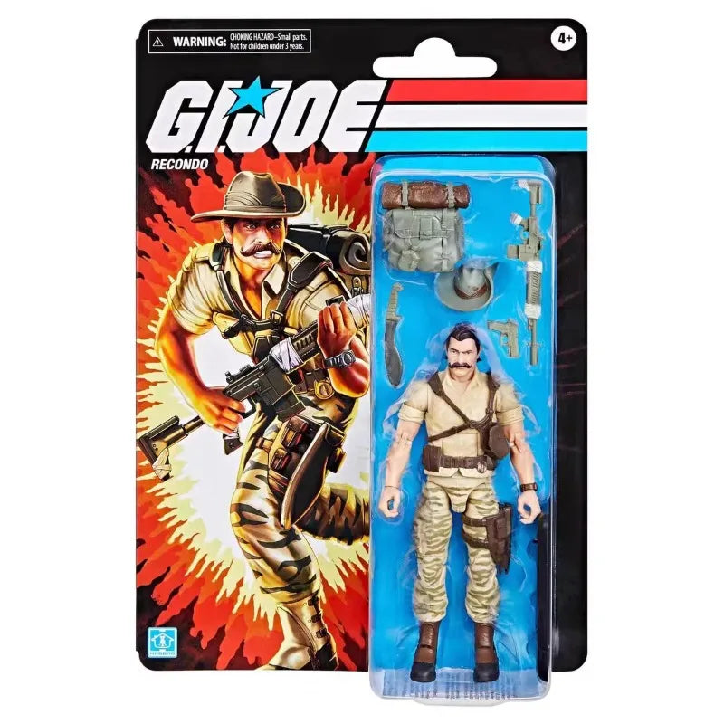 Original Hasbro G.I. Joe GI Joe Classfied Series Retro Cardback Recondo Action Figure Collection Toys Ornaments