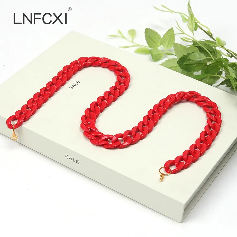 New Fashion Men Women Neck Chain for Mask Glasses Acrylic Sunglasses Chains Lanyard Reading Eyeglasses Cord Neck Strap Rope