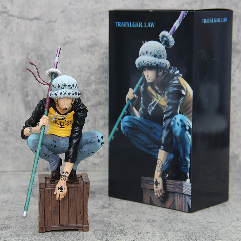 8.30" One Piece Figures Trafalgar D. Water Law Action Figures Anime PVC Model