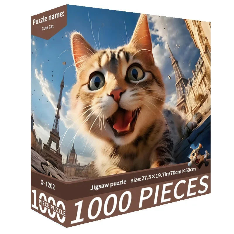 70*50CM 1000 Piece Puzzle for Adults Challenging Decompression Creative Home Decoration Gift All Special Occasions