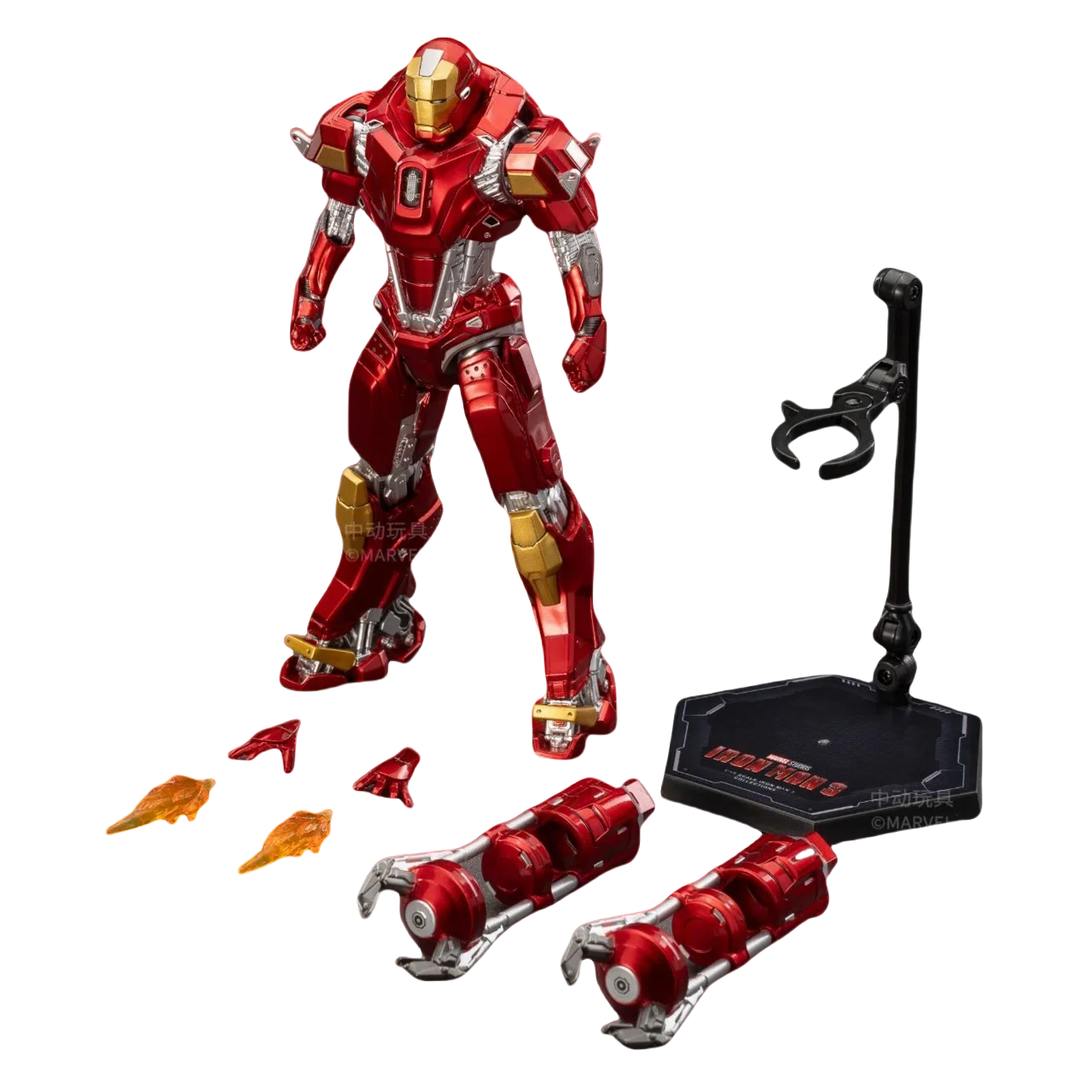 ZD Toys IronMan Action Figures MK1-7 MK17 MK33 MK85 War Machine Legend Avengers
