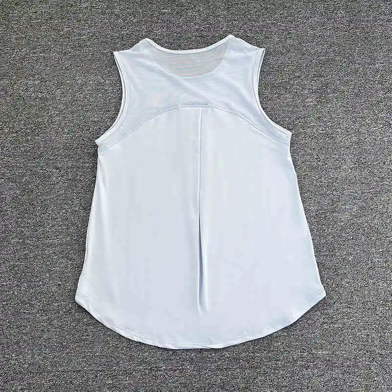 Quick Dry Vest Woman Sleeveless  Yoga Running Training  Gym Tank Top Woman