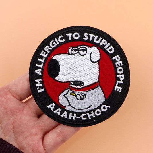 Cartoon Dog Embroidery Patch Iron On Patches for Clothing Thermoadhesive Patches Cute Animal Patches On Clothes Badge DIY Sew