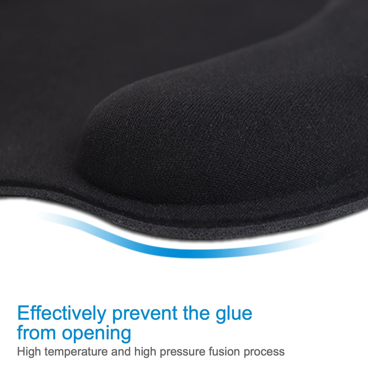 EXCO Ergonomic Mouse Pad with Wrist Support Rest Memory Foam Non-Slip Rubber Base Comfortable Mousepad for Computer Office Home