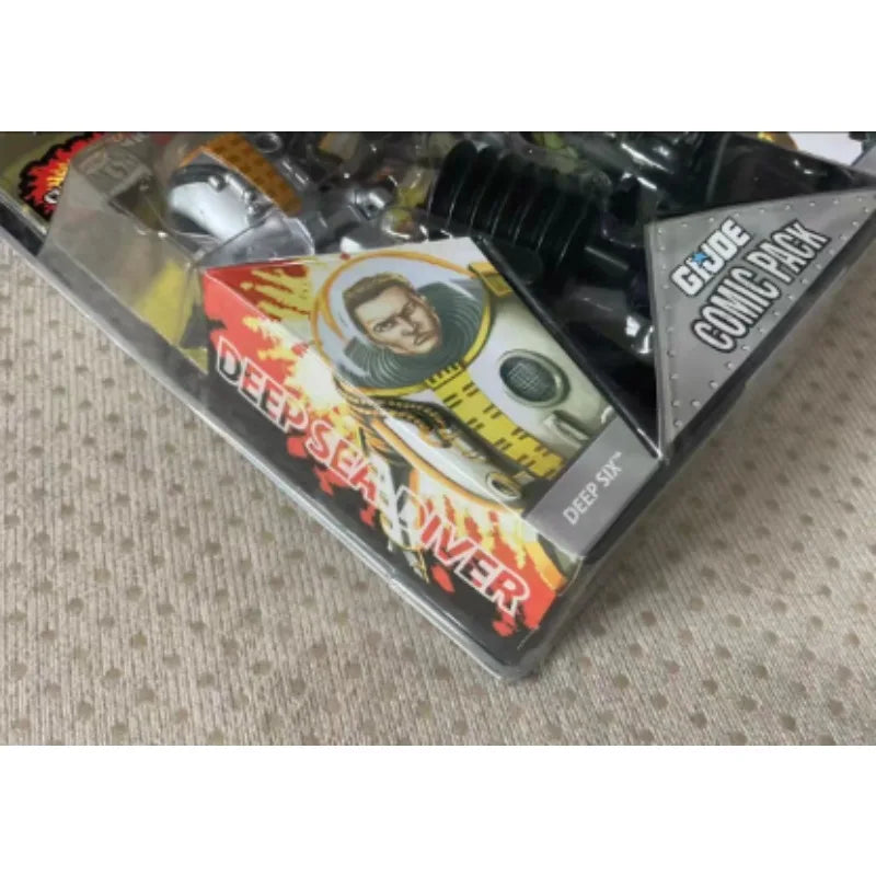 Original Hasbro G.I. Joe A REAL AMERICAN HERO COMIC PACK DEEP SIX & SSGT ROCK N ROLL Anime Figure Toy Collection Model