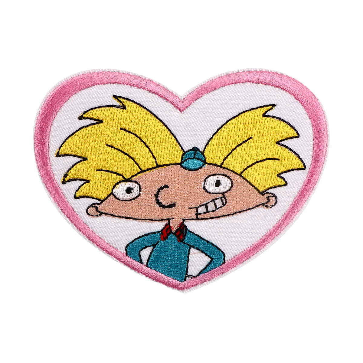 Cartoon Yellow Hair Boy Iron On Patch Clothes Patch For Clothing Embroidered Patch Garment Apparel Accessories Sewing Stickers