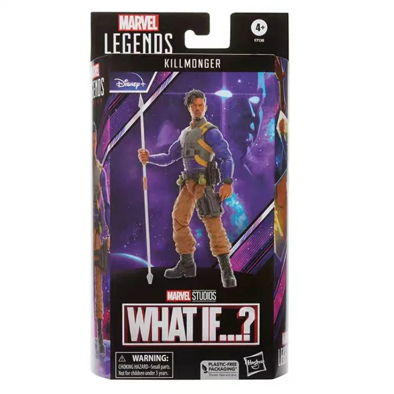 Original Hasbro Marvel Legends Series Killmonger What If…? Action Toy Figure Model Collection