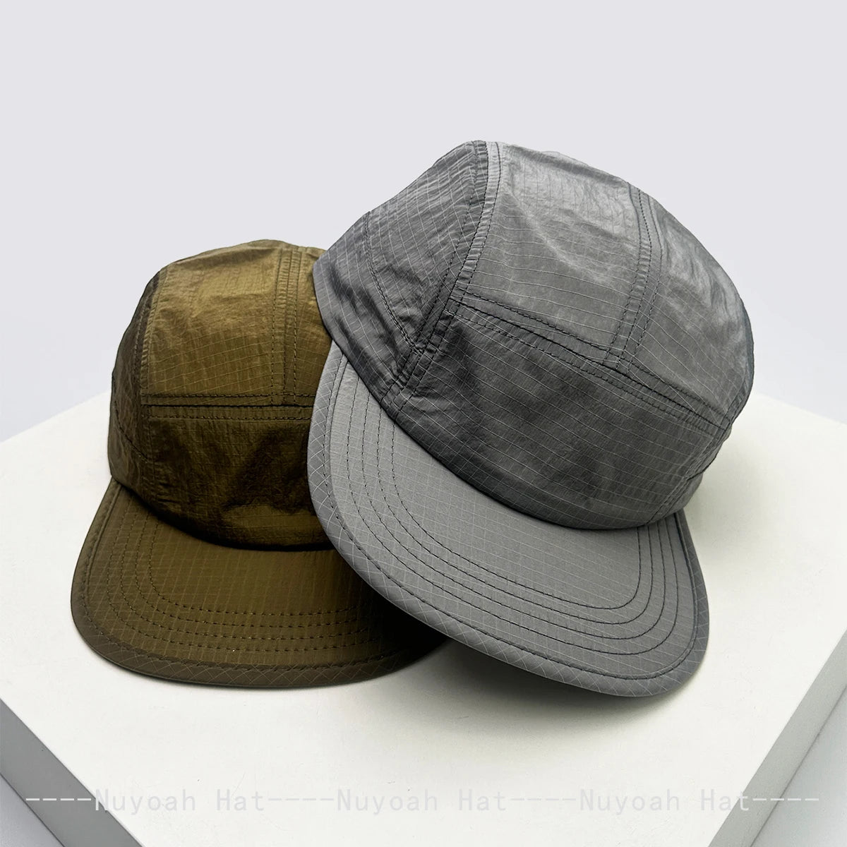 New Men Women Quick-dry Letters Solid Small Plaid Baseball Hats Sunshade Outdoor Versatile Casual Peaked Caps Fashion Personal