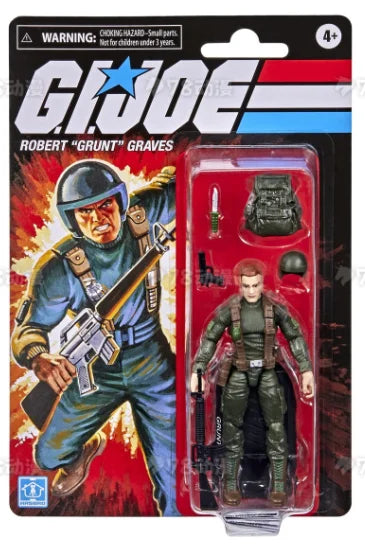 Original Hasbro G.I. Joe Classified Series Retro Collection Robert “Grunt” Graves Anime Figures Toys Models Collection