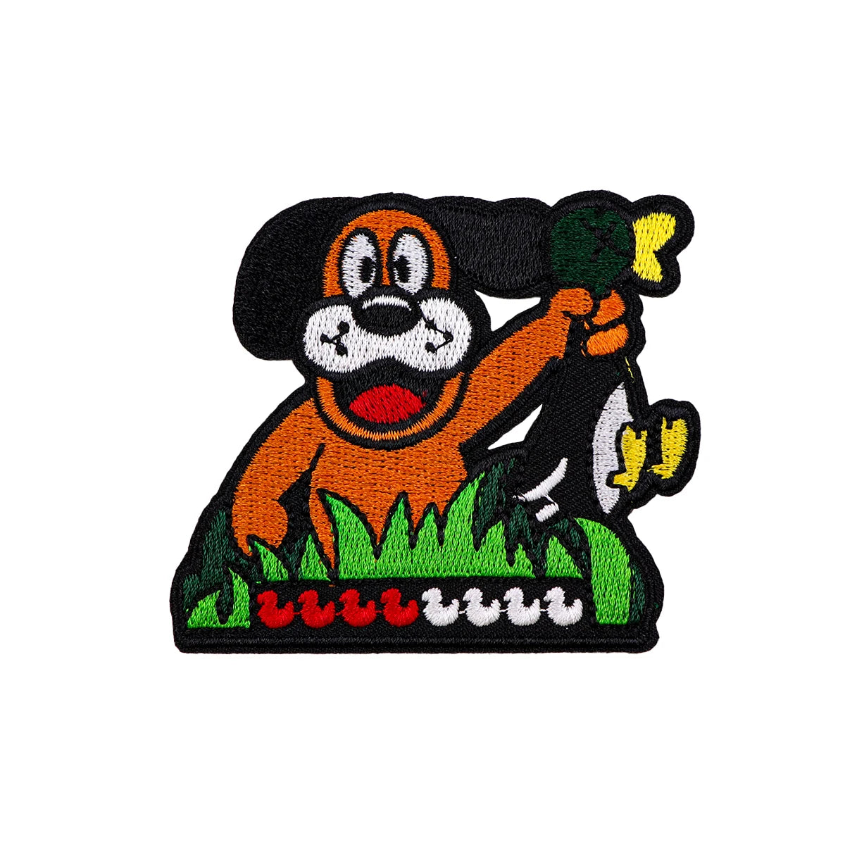 Funny Dog Iron On Patch Clothes Patch For Clothing Cartoon Duck Embroidered Patch Garment Apparel Accessories Sewing Stickers