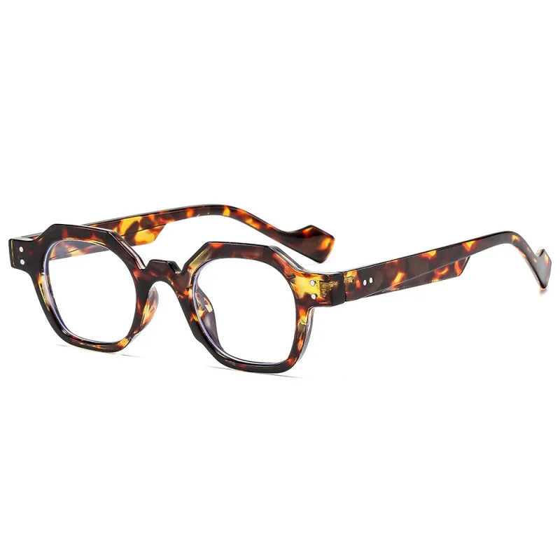 JNPCXI Small Frame Classic Polygon Glasses Women Men Luxury Brand Designer Computer Games Anti-Blue Light Eyewear Unisex Lentes