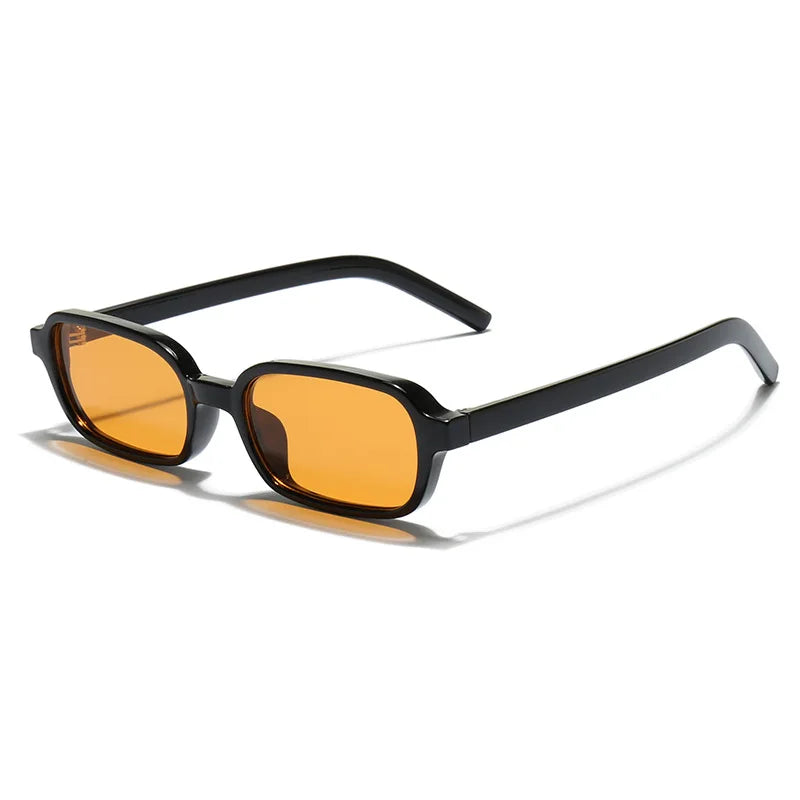 JNPCXI New Fashion Small Rectangle Sunglasses Women Shades UV400 Leopard Green Men Punk Sun Glasses