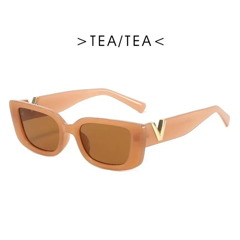JNPCXI Retro Cat Eye Sunglasses Women Luxury Beige Sun Glasses Men Fashion Design