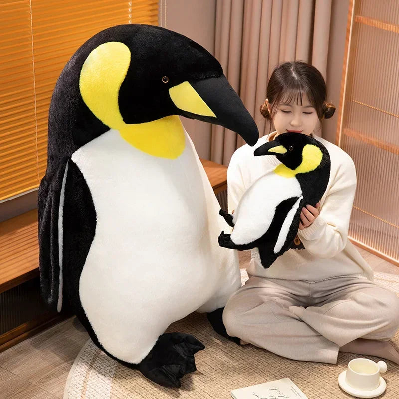 Cute Fluffy Simulation Plush Toy Kawaii Penguin Peluche Real Life Animal Doll Home Decoration Children Kids Birthday Gifts