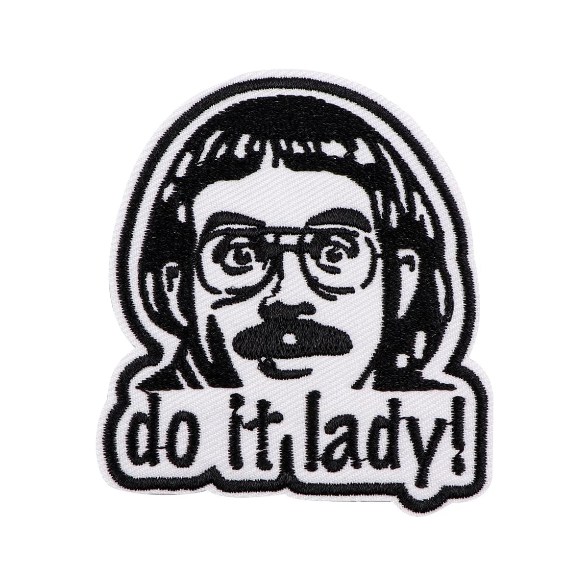 do it lady Iron On Patch Clothes Patch For Clothing Funny Embroidered Patch Garment Apparel Accessories Sewing Stickers