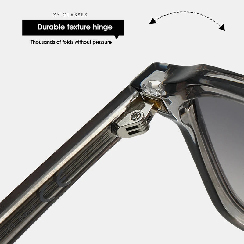 JNPCXI New Vintage Square Sunglasses Women Gradient Mirror Shades UV400 Fashion Punk Men Sun Glasses