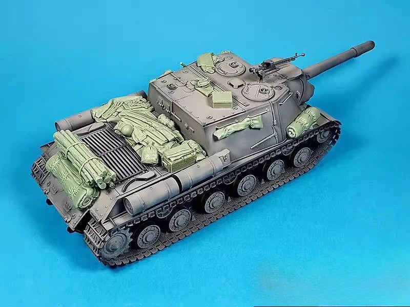 High Quality 1:35 Cast Resin Model Tank ISU-152 Accessory Pile Kit Unpainted
