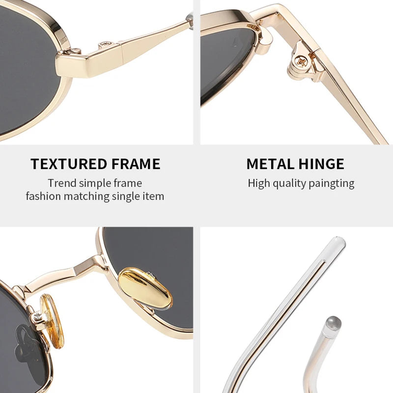 JNPCXI New Quality Ins Popular Fashion Cat Eye Women Sunglasses Shades UV400 Black Retro Candy Color Men Sun Glasses