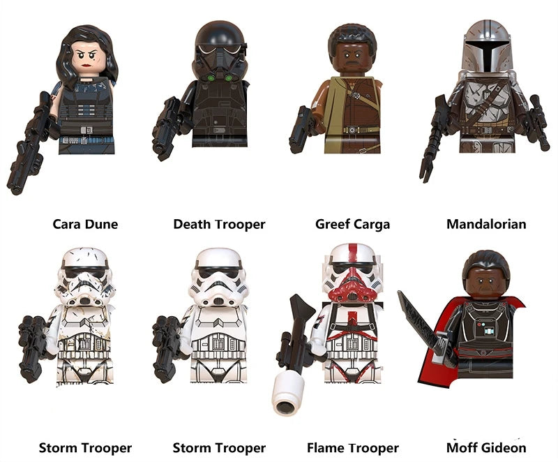 8pcs Anakin Darth Vader Obi-Wan Cal Kestis Jedi Star Wars Mini Man Figures M22