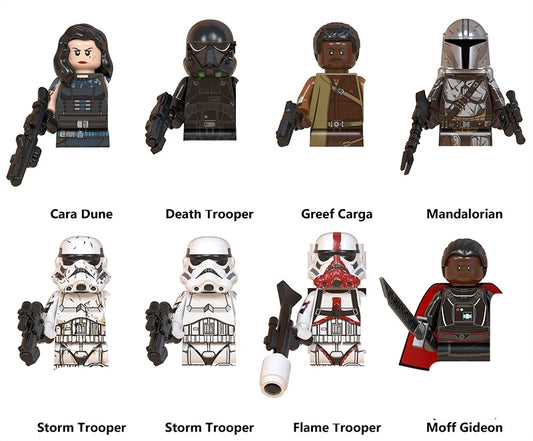 8pcs Anakin Darth Vader Obi-Wan Cal Kestis Jedi Star Wars Mini Man Figures M22