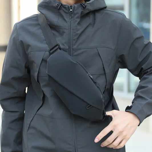 Man Waterproof Fanny Pack Men Minimalist Outdoor Sports Running Jogging Waist Bag Stylish Cross Body Belt Bag Waist Bag for Men