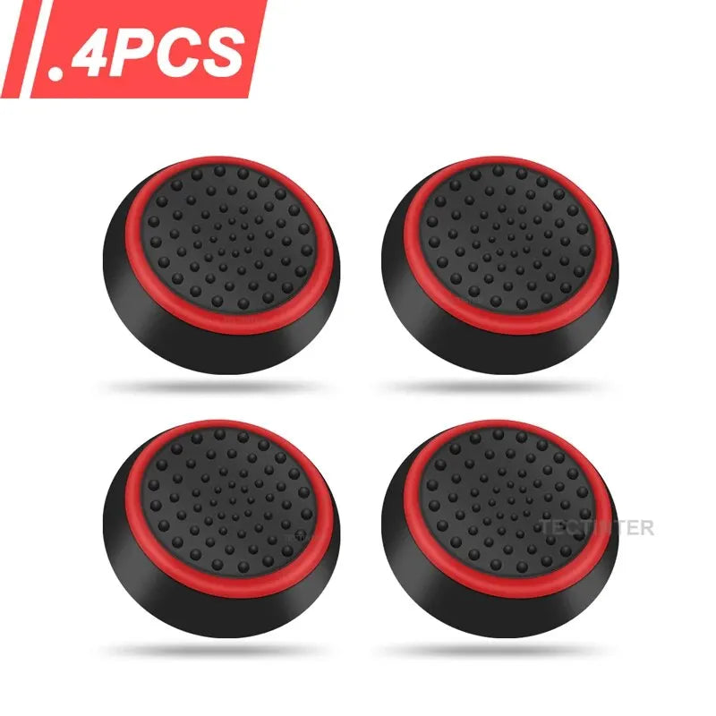 4Pcs Silicone Gel Thumb Grips Cover,Sony PS5/PS3/PS4, XBOX 1 Series X S/Xbox360