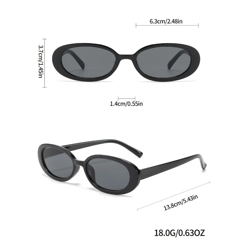4pcs Women's Fashionable Glasses Combination Casual Daily Decoration Taking Photos To Show Off Face