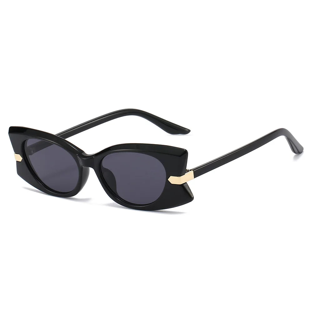 JNPCXI New High Quality Sun Glasses Travel Butterfly Frame Decoration Shades UV400 Punk Retro Sunglasses Eyeglasses for Women