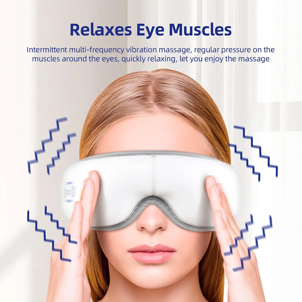 Air Pressure Vibration Eye Massager Relieves Eye Fatigue Eyes Patch Eyes Massage Music Eye Fatigue Relief Massage