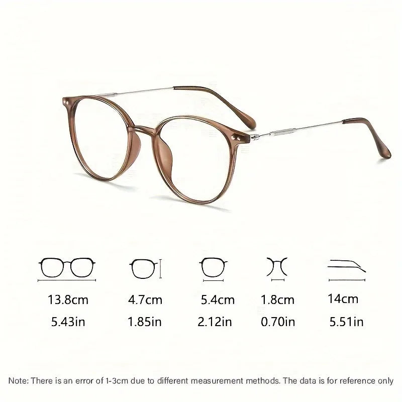 New Style Simple Black-Frame Clear Lens Fashion Glasses Large Frame Versatile for Street Style Women'S Fashion Accessory