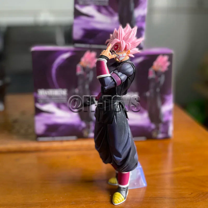 Super Dragon Ball Heroes Figure Zamasu Black Goku 25cm PVC Action Figures GK Statue Collection Model Toys for Children Gifts