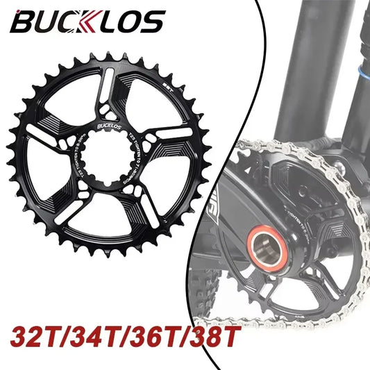 BUCKLOS MTB Chainring for Sram 32T/34T/36T/38T Bicycle Tooth Plate 6mm Offset Aluminum Alloy Chainwheel Bike Crankset Parts
