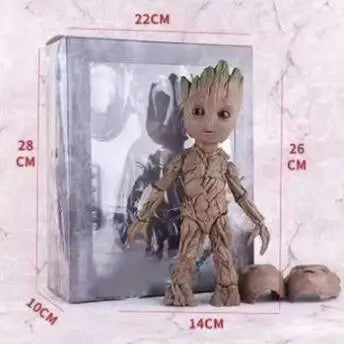 Marvel Guardians of The Galaxy Groot Cute Tree Man Joints Moveable Action Figure