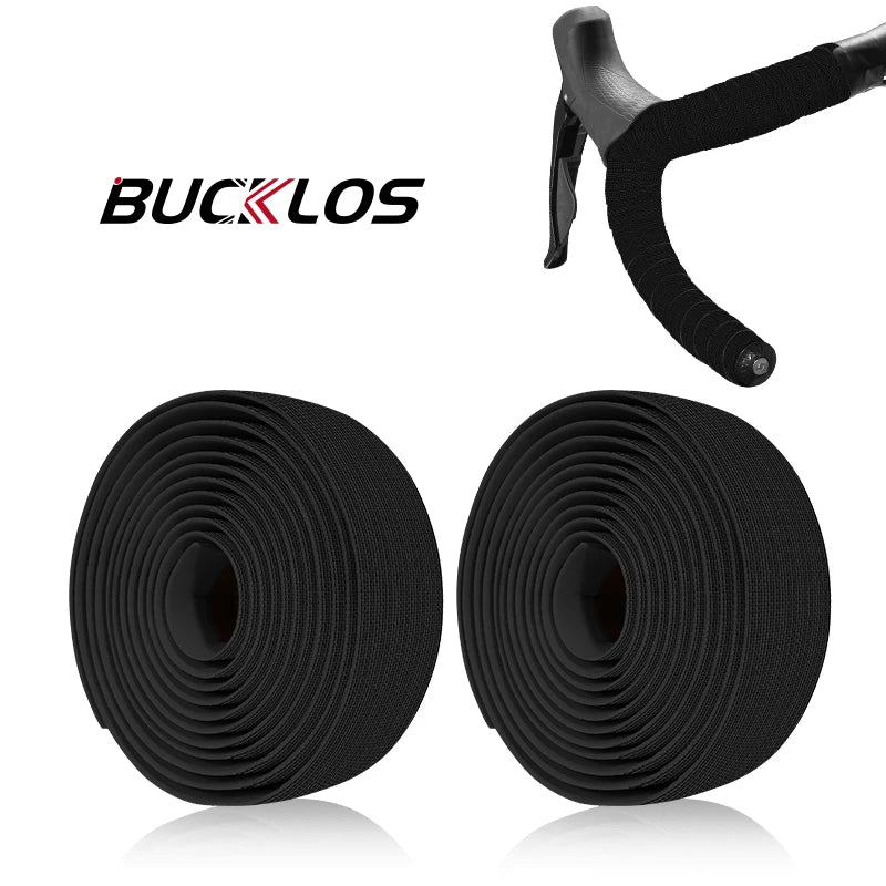 BUCKLOS Road Bicycle Silicone Anti-slip Handle Bar Tape Soft EVA Bike Handlebar Wrap Shockproof Road Bike Handlebar Tapes