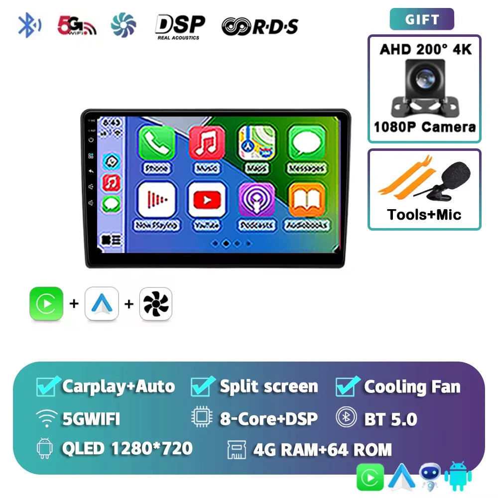Android 15 Car Radio For Citroen Berlingo B9 Peugeot Partner Wireless Carplay Android Auto Stereo 4G Car Multimedia Player DSP 2
